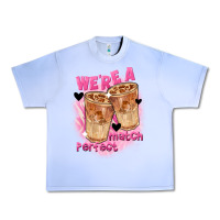 Grape Ice We're a perfect match Valentine's Day Urban Heavy Tee - FaDigitalArtStudio