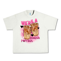 Pistachio We're a perfect match Valentine's Day Urban Heavy Tee - FaDigitalArtStudio