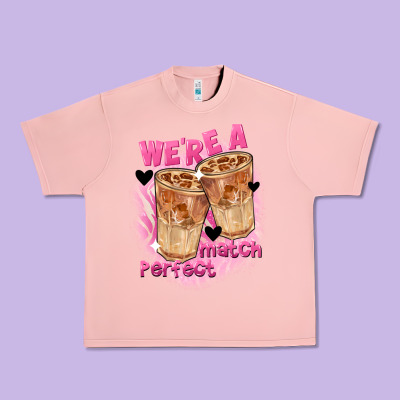 We're A Perfect Match Valentine's Day Urban Heavy Tee Designed By Fadigitalartstudio