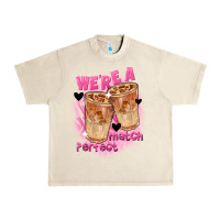 Sandshell We're a perfect match Valentine's Day Urban Heavy Tee - FaDigitalArtStudio
