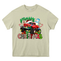 Mossy merry christmas monster truck Heavy Core Tee - texasbilliewilder