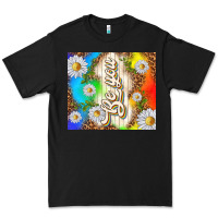 Black be you with daisies Premium Tee - TumblerDesignByShophia
