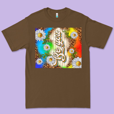 Be You With Daisies Premium Tee Designed By Tumblerdesignbyshophia