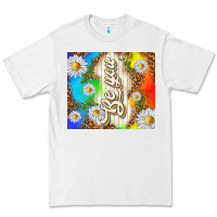 White be you with daisies Premium Tee - TumblerDesignByShophia