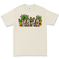 Bone Cactus Cowhide Sunflower Mama and Mini Set Premium Tee - Jasminsmagicworld