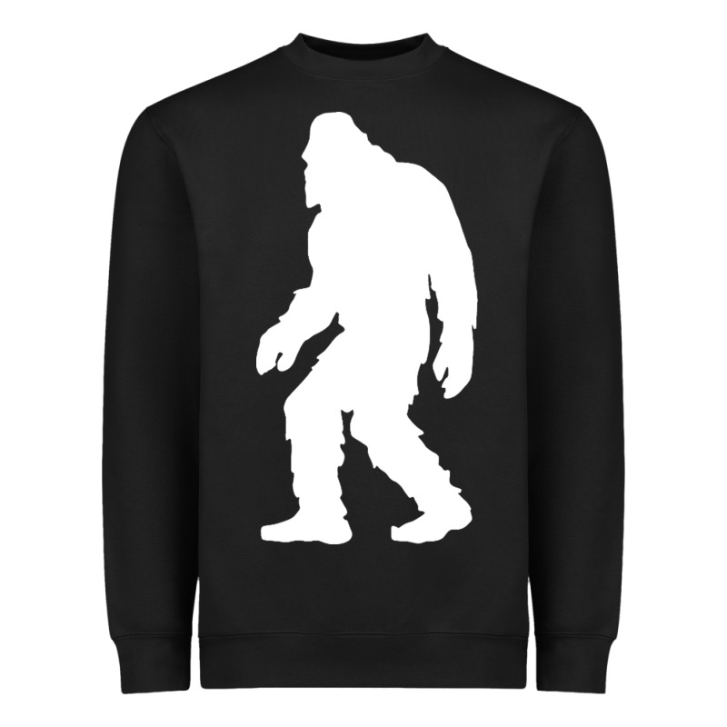 Bigfoot Walking Silhouette Heavyweight Sweatshirt by artisFamous | Teevron