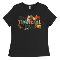 Black one thankful nurse Ladies Tee - CowGirlArtShop