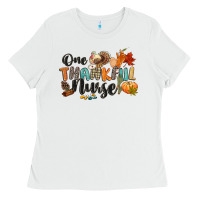 White one thankful nurse Ladies Tee - CowGirlArtShop
