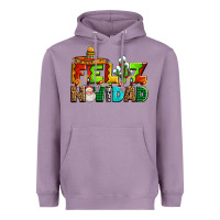 Lavender feliz navidad sombrero Heavyweight Hoodie - AdoDesignShop