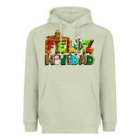Matcha feliz navidad sombrero Heavyweight Hoodie - AdoDesignShop
