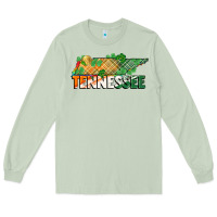 Matcha tennessee map st patrick's day Long Sleeve Tee - FaDigitalArtStudio