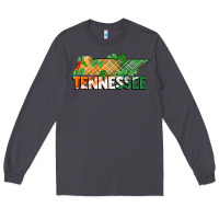 Smoke tennessee map st patrick's day Long Sleeve Tee - FaDigitalArtStudio