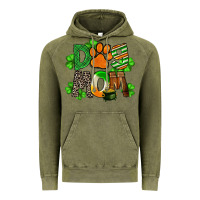 Vintage Olive St. Patricks Dog Mom Vintage Hoodie - FaDigitalArtStudio