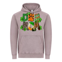 Vintage Zinc St. Patricks Dog Mom Vintage Hoodie - FaDigitalArtStudio