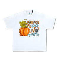 White Pumpkin spice and livin' my best life Urban Heavy Tee - RanaPortraitStore
