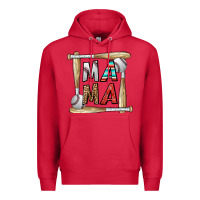 Cardinal baseball mama Premium Hoodie - CowhideDigitalArt