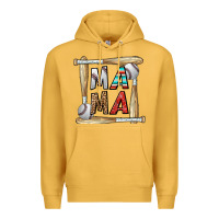 Mustard baseball mama Premium Hoodie - CowhideDigitalArt