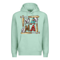 Seafoam baseball mama Premium Hoodie - CowhideDigitalArt