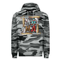 Slate Camo baseball mama Premium Hoodie - CowhideDigitalArt