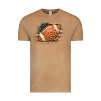 Vintage Camel American Flag Football Leopard Vintage Tee - CowCowDesign