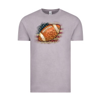 Vintage Zinc American Flag Football Leopard Vintage Tee - CowCowDesign