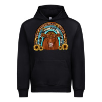 Black red angus rainbow Urban Hoodie - JahusDesignShop