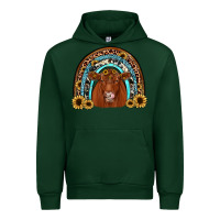 Forest Green red angus rainbow Urban Hoodie - JahusDesignShop