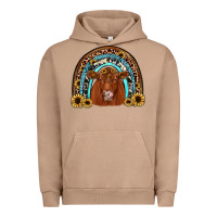 Pigment Burro red angus rainbow Urban Hoodie - JahusDesignShop