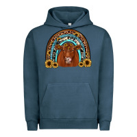 Pigment Midnight Navy red angus rainbow Urban Hoodie - JahusDesignShop