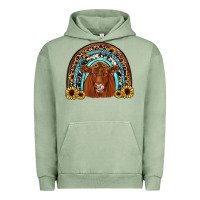 Pigment Oil Green red angus rainbow Urban Hoodie - JahusDesignShop