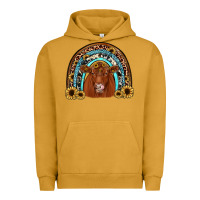 Pigment Peanut Butter red angus rainbow Urban Hoodie - JahusDesignShop