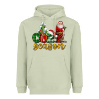 Matcha cozy season with santa christmas tree cactus and gift Heavyweight Hoodie - AdoDesignShop