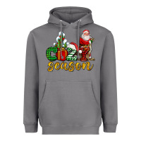 Storm cozy season with santa christmas tree cactus and gift Heavyweight Hoodie - AdoDesignShop