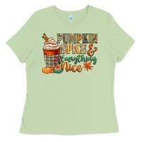Matcha pumpkin spice and everything nice Ladies Tee - CowGirlArtShop
