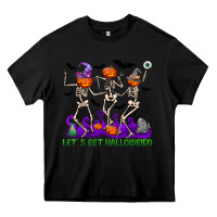 Black Let's get halloweird Heavy Core Tee - NancyCooperArtShop