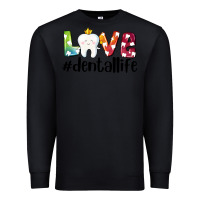 Black love dentallife Premium Sweatshirt - AdoDesignShop