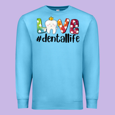 Love Dentallife Premium Sweatshirt Designed By Adodesignshop