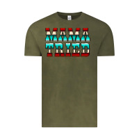 Vintage Olive Mama Tried Serape Vintage Tee - CowCowDesign
