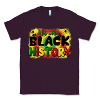 Plum we are black history Classic Tee - CowGirlArtShop