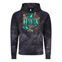 Cloud Black Mama with gemstone leopard Mother's Day Vintage Hoodie - FaDigitalArtStudio