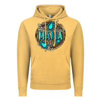 Vintage Mustard Mama with gemstone leopard Mother's Day Vintage Hoodie - FaDigitalArtStudio