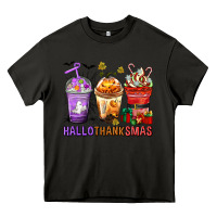 Asphalt hallothanksmas coffee cups Heavy Core Tee - texasbilliewilder
