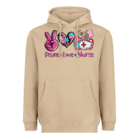 Mushroom peace love nurse Heavyweight Hoodie - AdoDesignShop