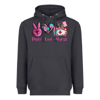 Smoke peace love nurse Heavyweight Hoodie - AdoDesignShop