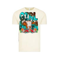 Vintage Arctic Girl Mom Cow Flowers Vintage Tee - CowCowDesign