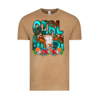 Vintage Camel Girl Mom Cow Flowers Vintage Tee - CowCowDesign