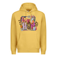 Antique Gold hip hop Premium Hoodie - CowhideDigitalArt