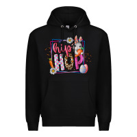 Black hip hop Premium Hoodie - CowhideDigitalArt