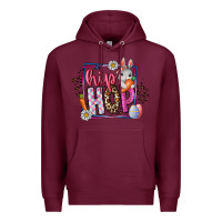 Burgundy hip hop Premium Hoodie - CowhideDigitalArt