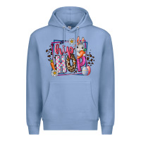 Colony Blue hip hop Premium Hoodie - CowhideDigitalArt